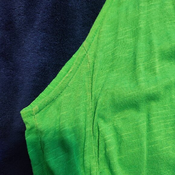 INC International Concepts front button ruched women's sleeveless shirt - Picture 6 of 6